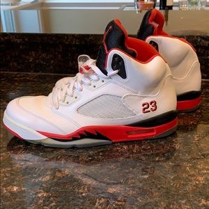 💥 JORDAN 5 FIRE RED SIZE 12 - GREAT CODITION 💥